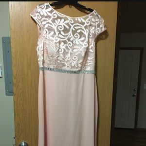 Beautiful sheer peach dress